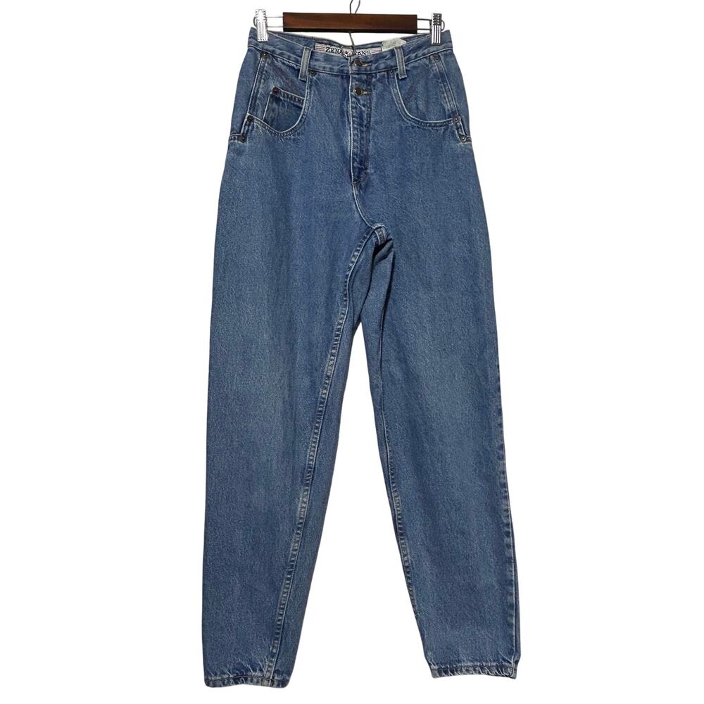 Vintage Zena Western Tapered Leg Jeans Womens Size M Medium Blue Wash Denim
